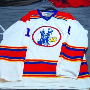 Authentic CCM Kansas City Scouts #1 Denis Herron size 56 never worn!